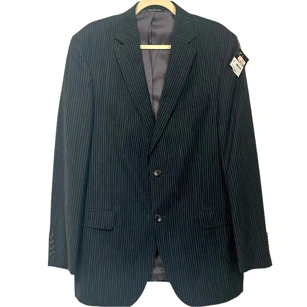 Men’s “Black Brown 1826” NWT blazer wool, linen, silk  size 42. 75% wool